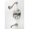 Kingston Brass KB36360NDL Tub and Shower Faucet, Polished Nickel KB36360NDL - alternate 3